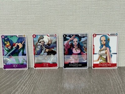 One Piece card OP05-086 ST01-009 Vivi EB01-004 Koza EB01-037 Mr. 9 Japanese