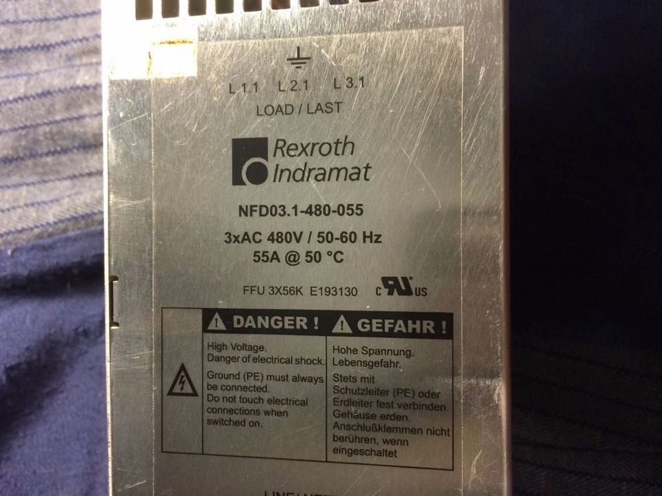 FILTRO LÍNEA REXROTH INDRAMAT NFD03 1-480-055 Foto 2 de 4