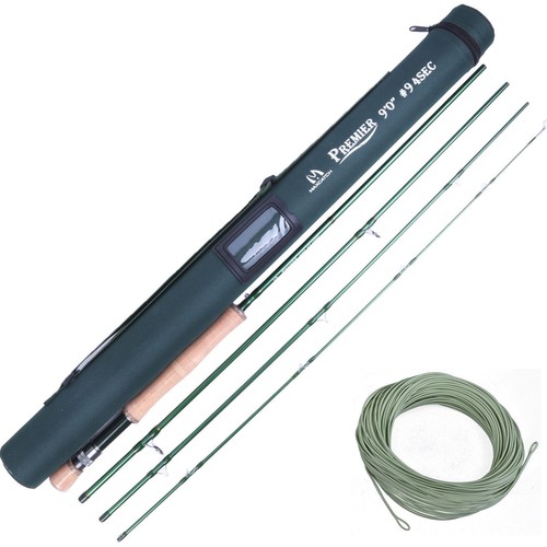 Fly Fishing Rod Fast Action 3/4/5/6/7/8/9/10/12WT Fly Rod (IM10) & WF Fly Line - Picture 14 of 16