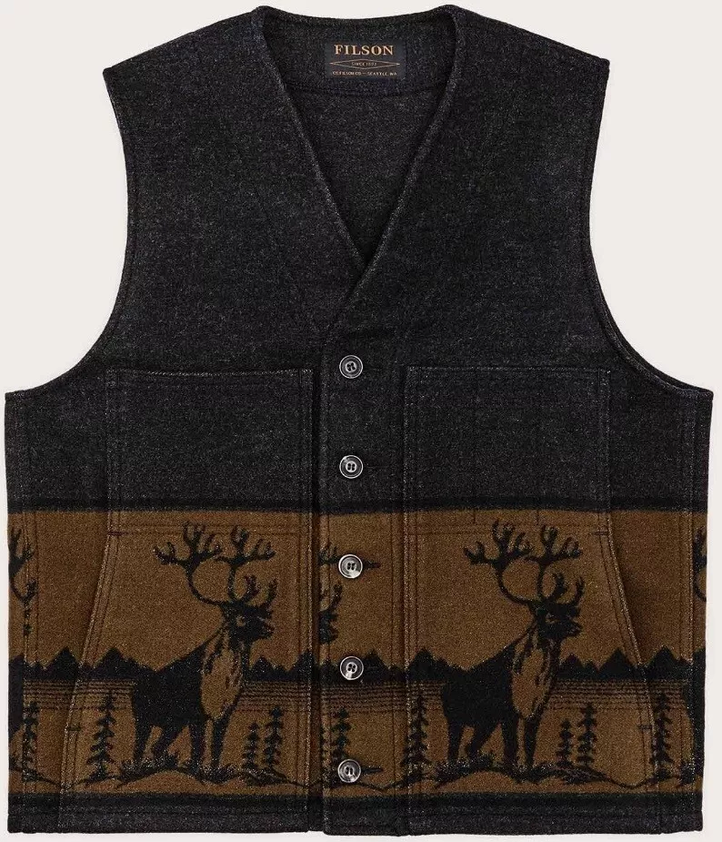 Filson men's mackinaw wool best sale vest
