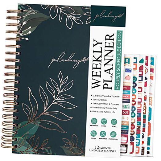 Weekly Schedule Planner Large – 8″ x 10.4″ Large (8″ x 10.4″) Green Pastures