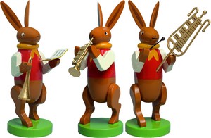 Neuheit 2015 Wendt & Kühn Hasenmusikant Hasen-Musikanten Osterhase Hase