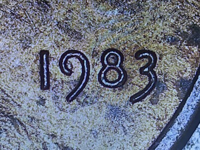 1983 P Lincoln Memorial Cent Double Die Reverse - RB Very Nice View Rare