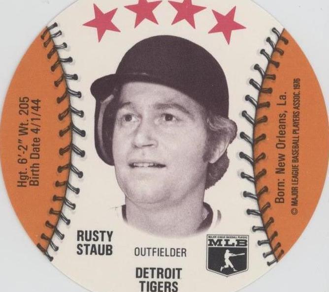 1976 MSA Discs Rusty Staub Isaly s Sweet William For Sale Online EBay 1976 msa discs rusty staub isaly s sweet william for sale online ebay