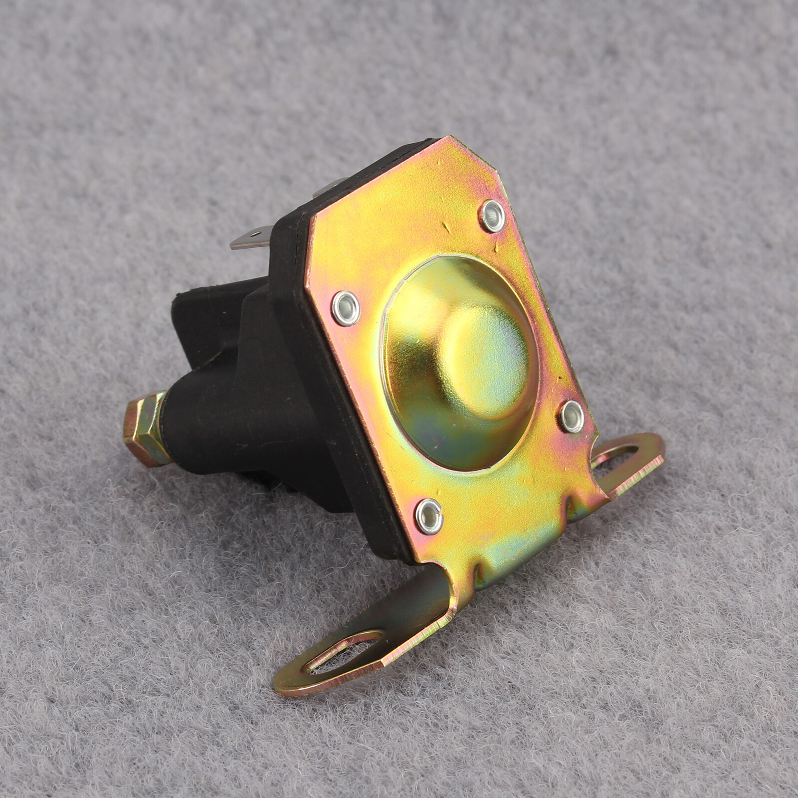 Liseng Relais Magnétique 12 V 4 Bornes – Solénoïde 862-1211-211-16 AM138068 725-04439, Compatible ATV, Motoneige, Golf Cart, Véhicules Utilitaires
