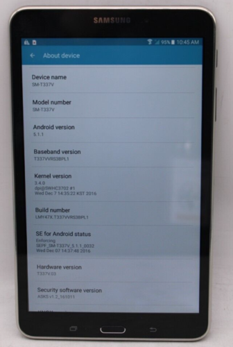 Galaxy Tab 4 16GB Verizon *USED/WIPED*
