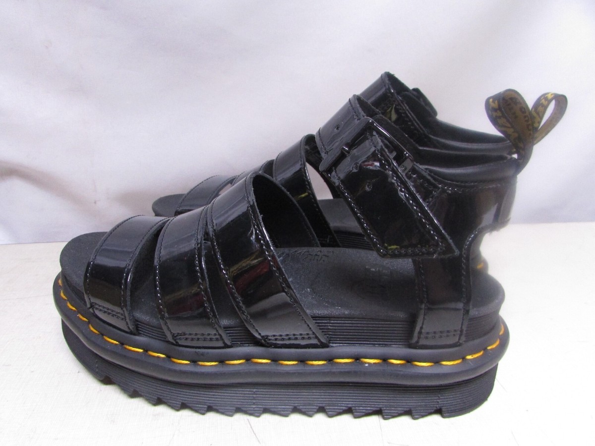 Dr. Martens Black Leather Sandals AW004 Amazon.com | Dr. Martens Women main image 3