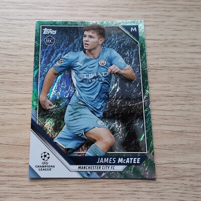 Topps Flagship Champions League 2022 CL #112 James McAtee Rookie Jade