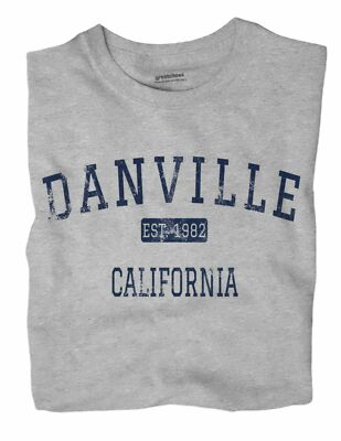 Danville California CA T-Shirt EST
