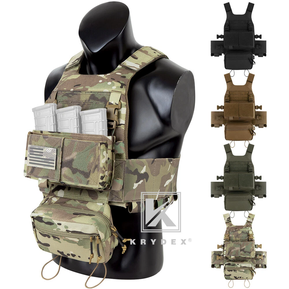 KRYDEX Low Vis Slick Plate Carrier MK3 Micro Fight Placard