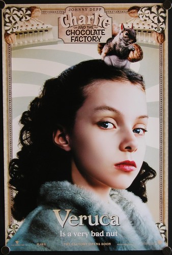 Charlie and the Chocolate Factory (2005) US Lot of character posters TIM BURTON - Picture 5 of 6