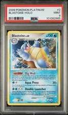 2009 Pokemon Platinum #2/127 Blastoise Holo PSA 9 SWIRL on eBay