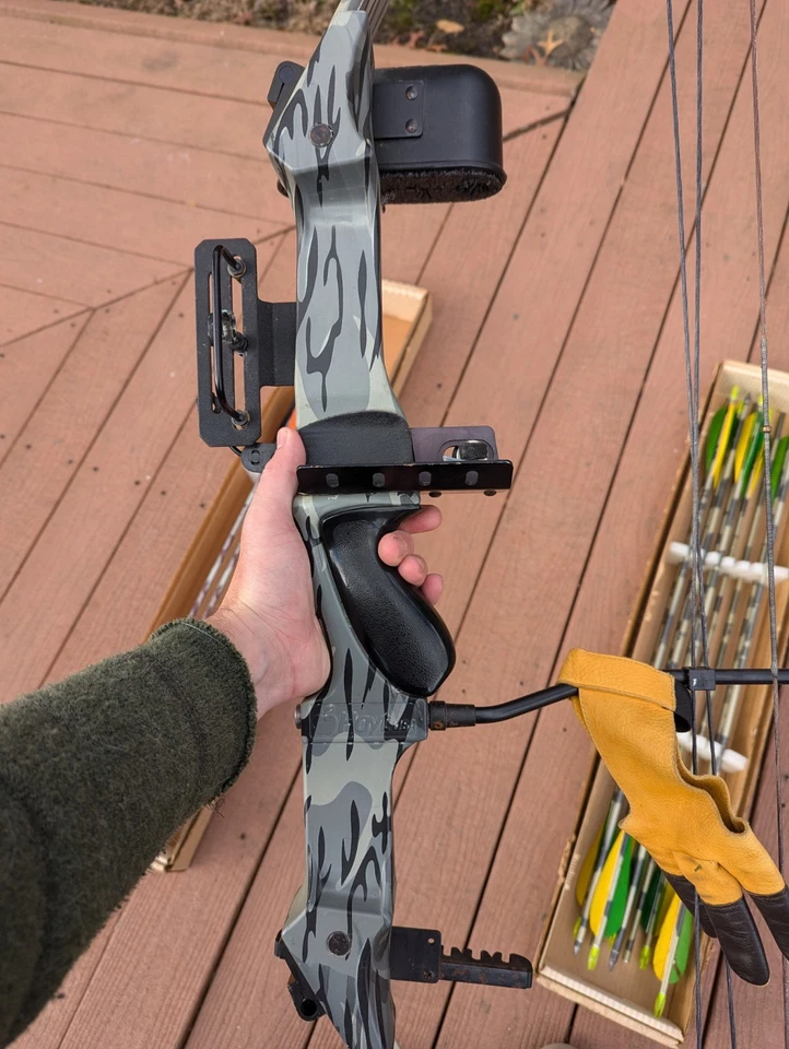 Paquete de arco compuesto Hoyt Pro Force Extreme XL diestro 55-70 lb 30" ajustable RARO Foto 3 de 4