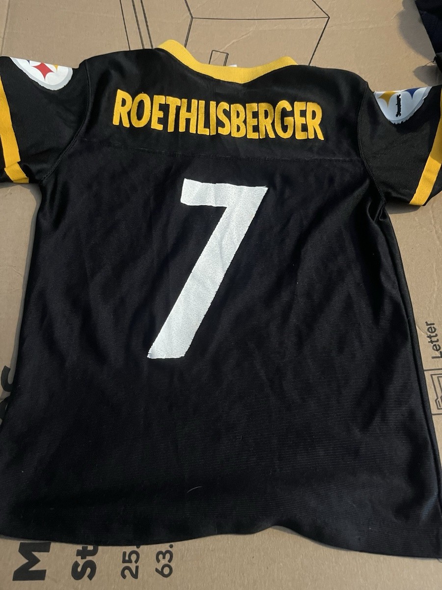 PITTSBURGH STEELERS NFL TEAM APPAREL BEN ROETHLISBERGER #7 JERSEY