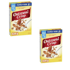 Oatmeal Crisp Almond Breakfast Cereal Family Size 628g Sweet Oats Crunch 2 Packs