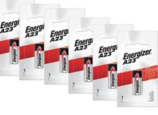 6 ENERGIZER A23 GP 23AE 21/23 23A 23GA MN21 12v battery