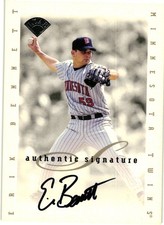 1997 Leaf Signature Extended - Erik Bennett FRONT OF CARD MT/NRMT Back has mark