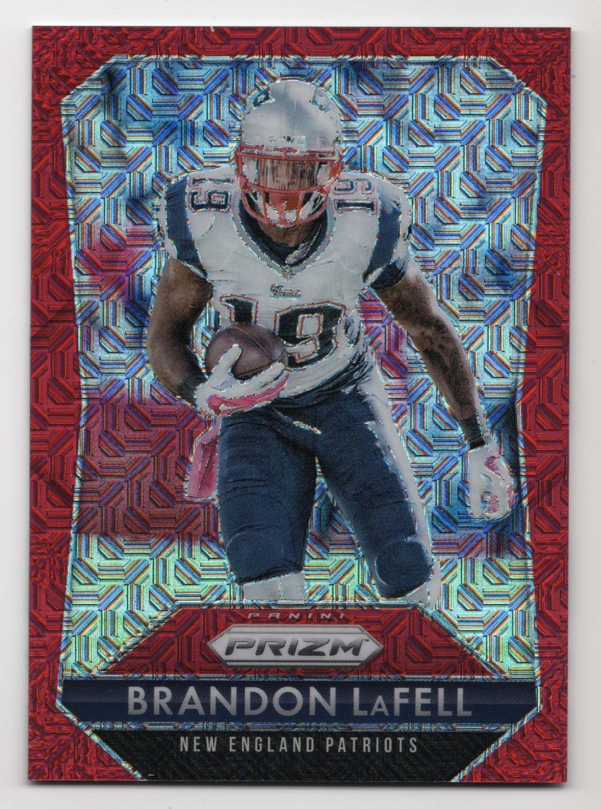 2015 Panini Prizm BRANDON LAFELL #105 Red Mojo Prizm /99-Patriots
