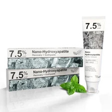 Hydroxyapatite Toothpaste for Advanced Enamel Protection, Fluoride-Free Nano ...