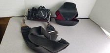 Vintage Nikon EM 35mm Camera SLR Series E Lens 50mm 1:1.8 Case Shelf O5