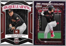 MATT SHAW 2023 Elite Extra Edition Primary Colors & Higher Learning (2) Prospect