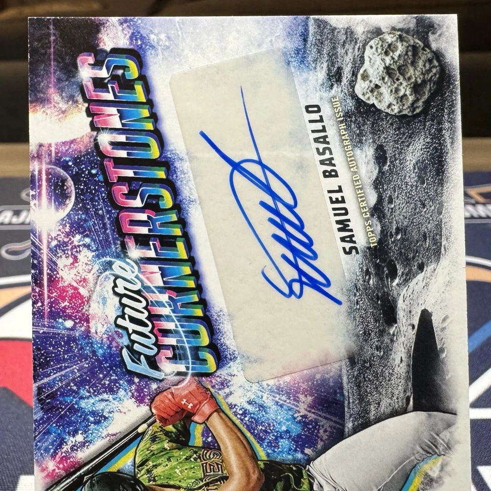 2025 Topps Pro Debut-#FC-SB Samuel Basallo Future Cornerstone Autograph SP 31/99 - Image 2 of 4
