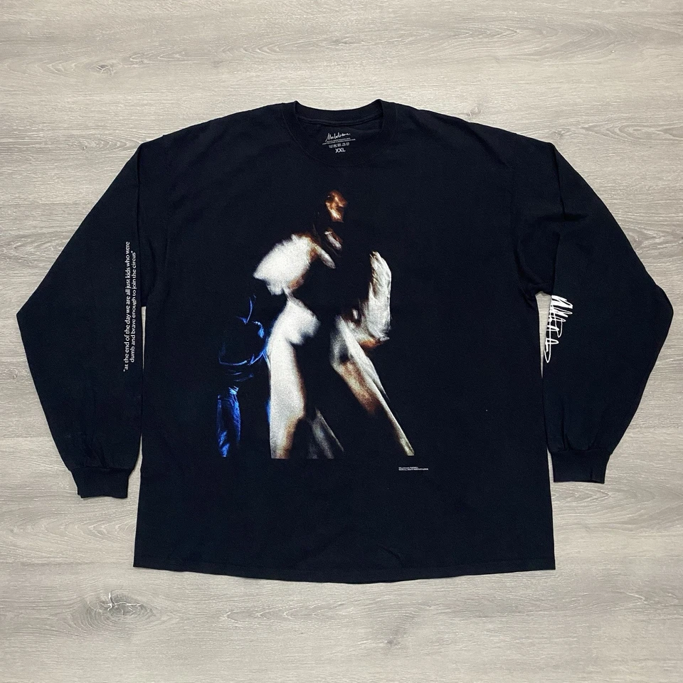 Lorde Melodrama T-Shirt XXL Band Tee Double Sided Graphic Long Sleeve Black Rare - Image 3 of 4