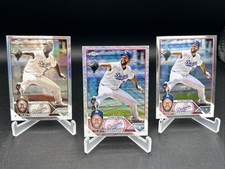 2023 Topps Chrome Clayton Kershaw Refractor Lot - Sepia, Wave /75, Base HOFer