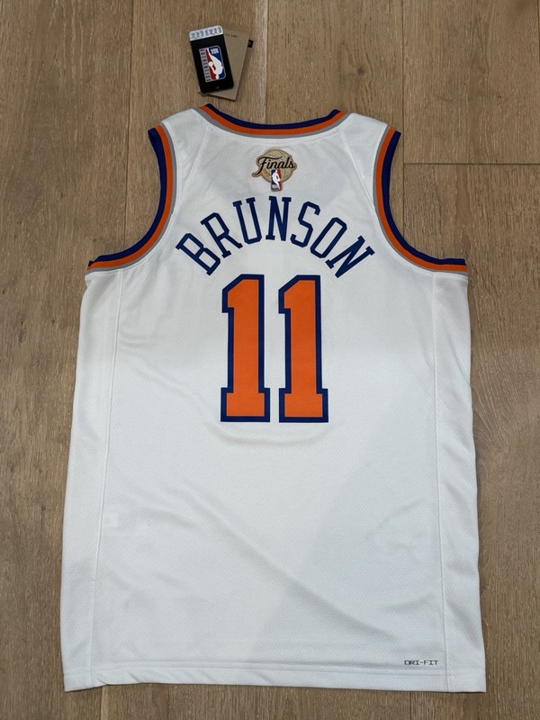 Nike New York Knicks Jalen Brunson Association Edition Finals Jersey Size Med 44