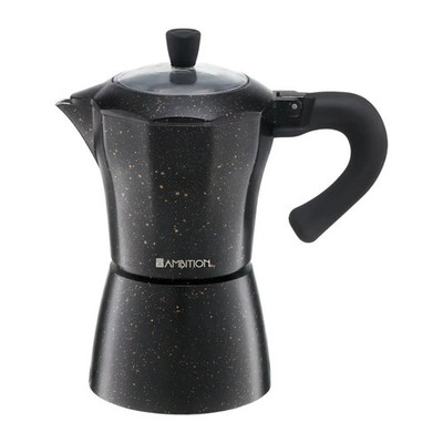 Ambition Kaffeemaschine Koffe Percolator Kaffeekocher Espressokocher 300 ml