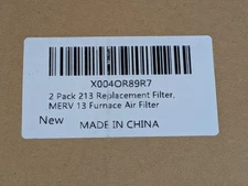 2-Pack 213 MERV 13 Filter 20x25x4 for AprilAire 1210 1620 2210 2216 3210 4200