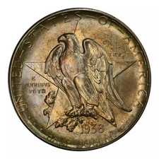 1938-D Texas Commemorative Silver Half Dollar PCGS MS-67 CAC