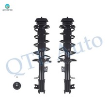 Pair Of 2 Front L-r Quick Complete Strut-coil Spring For 2007-2013 Suzuki Sx4