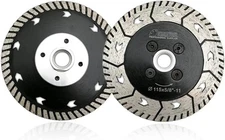 SHDIATOOL Diamond Cutting Blades Two-in-One 4.5-Inch(115mm), Silver, Black 