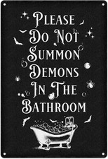 Halloween Decorations Funny Tin Metal Signs Home D cor 8x12 Retro Art Poster All