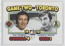 2009-10 ITG 1972 The Year in Hockey Tony Esposito Vladislav Tretiak #191 HOF 1o3