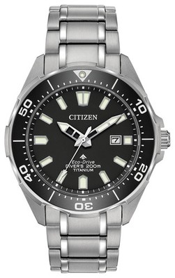 Citizen Promaster Dive Super Titanium 44MM Solar - BN0200-56E Mens Watch