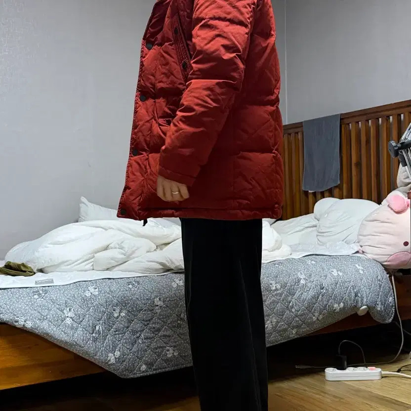 CP Company Goggle Puffer Jacket, Orange, Lightly Used thumbnail 6