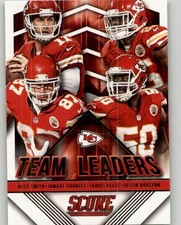 2015 Score Smith Charles Houston Travis Kelce Team Leaders #26 Chiefs