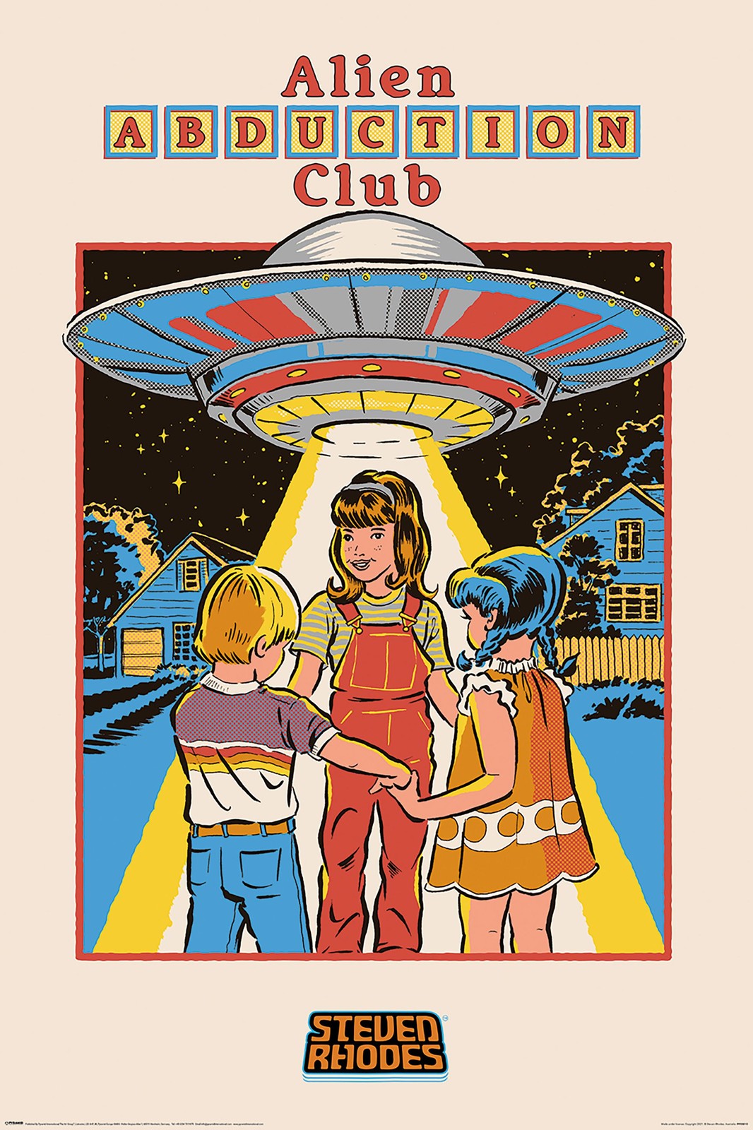 Laminated Steven Rhodes (Alien Abduction Club) Maxi Poster