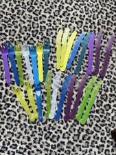 Lot 25 Plastic Kids Utensils Forks Knives Camping Picnic Reusable Flatware