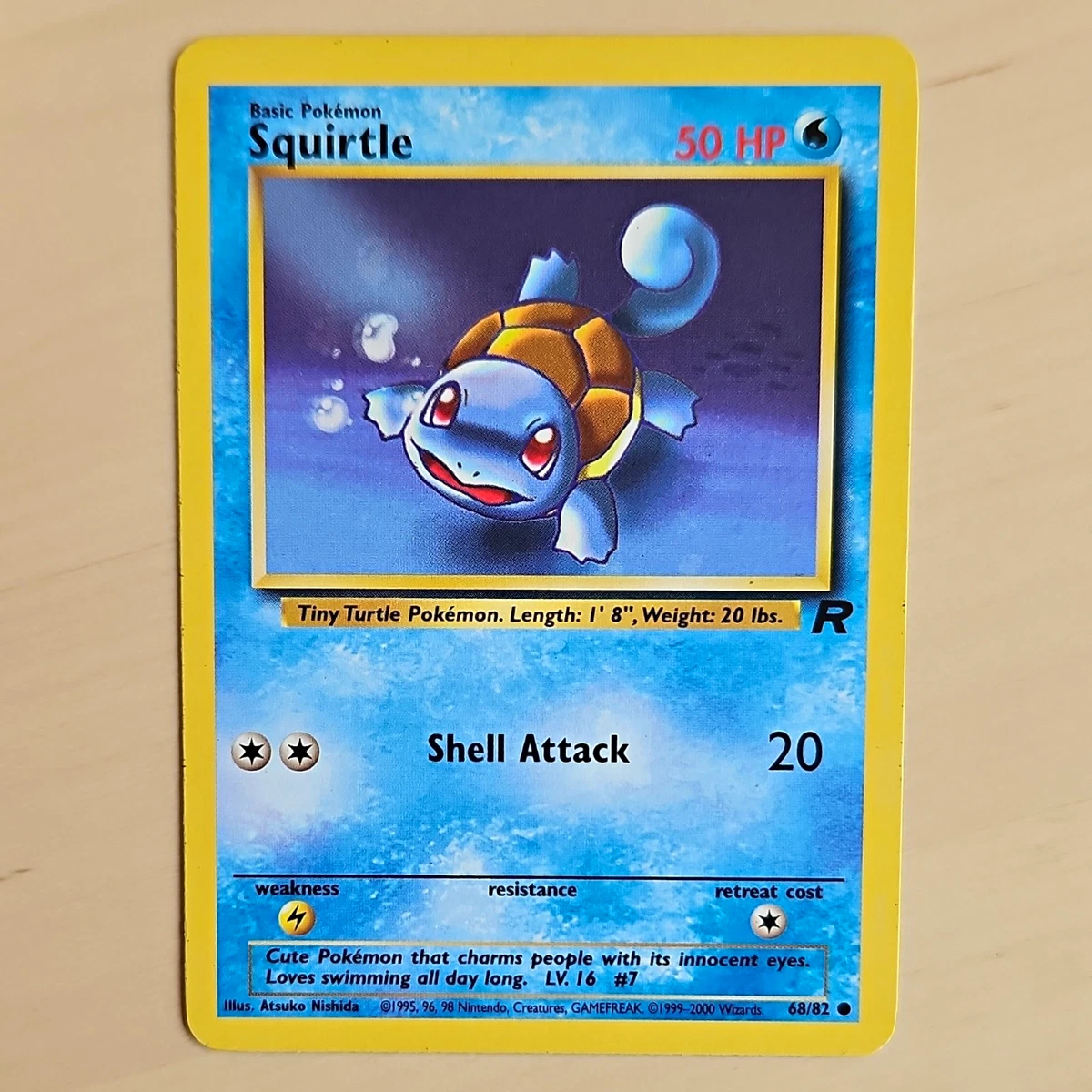 Squirtle Pokémon Individual Cards for sale | eBay UK