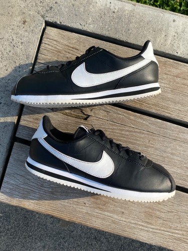 Nike Cortez 72 OG Men's Sneakers Size 40 US 7 Basic Leather Black White - Picture 3 of 12