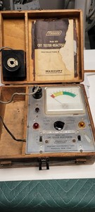 Vintage Mercury 800   CRT Tube Tester Picture TV Reactivator Works