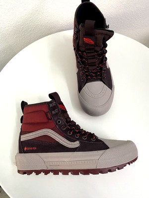 NEW Vans Sk8-Hi GORE-TEX MTE-3 Winter Boots Red/ Burgundy US M 7 W 8.5 EU 39