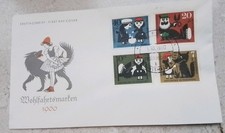 Ersttagsbrief FDC 1960 Mi-Nr. 340-343 M&auml;rchenmotiv Rotk&auml;ppchen mit Stempel