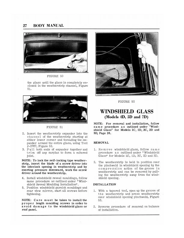 Hudson Body Manual 1948 1949 1950 1951 1952 1953 1954 Repair Shop Service  - Image 3 of 4