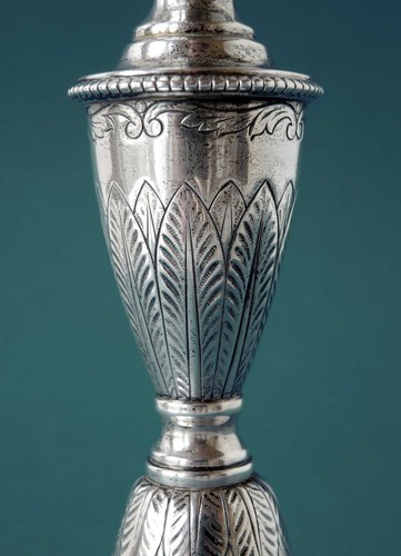2 x Silberleuchter 925 Sterling Silber Kerzenhalter Kerzenständer 16cm 136+150g - Bild 9 von 19
