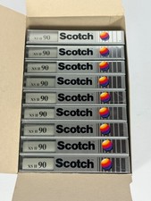 Scotch XS II 90 High Bias Position II Blank Audio Cassette Tape - NEW Lot Of 9