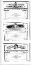 Sam Huff Rick Casares Torry Holt 2007 National Treasures /100